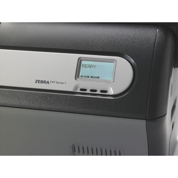 Impresora Zebra ZXP Series 7 - a dos caras - con banda mag, tolva con cerradura y laminación a dos caras